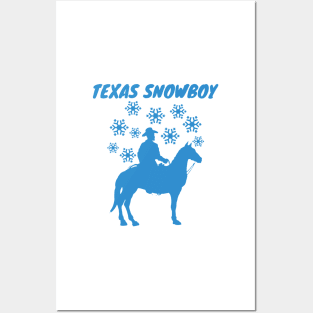 Texas Snowboy Snovid 21 Gift for Cowboy Survivor Posters and Art